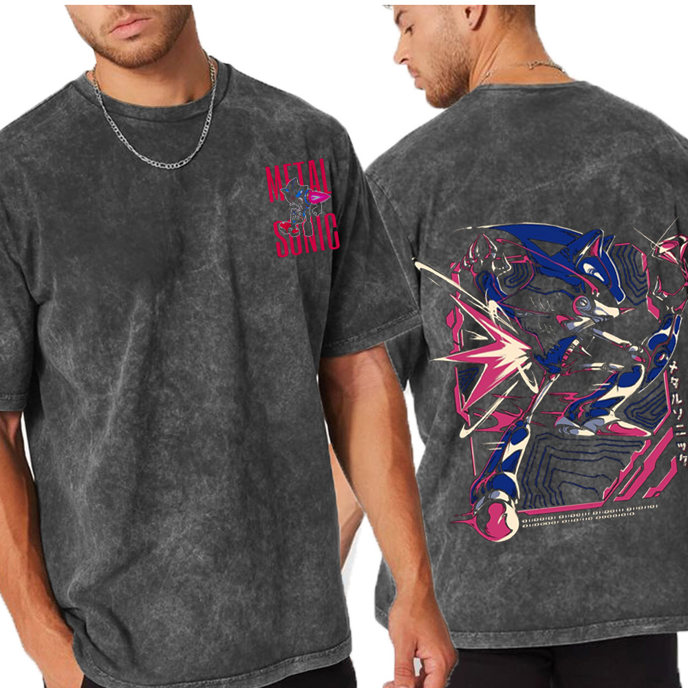 Metal Sonic Sonic the Hedgehog Oversized T-shirt/Crewneck/Hoodie
