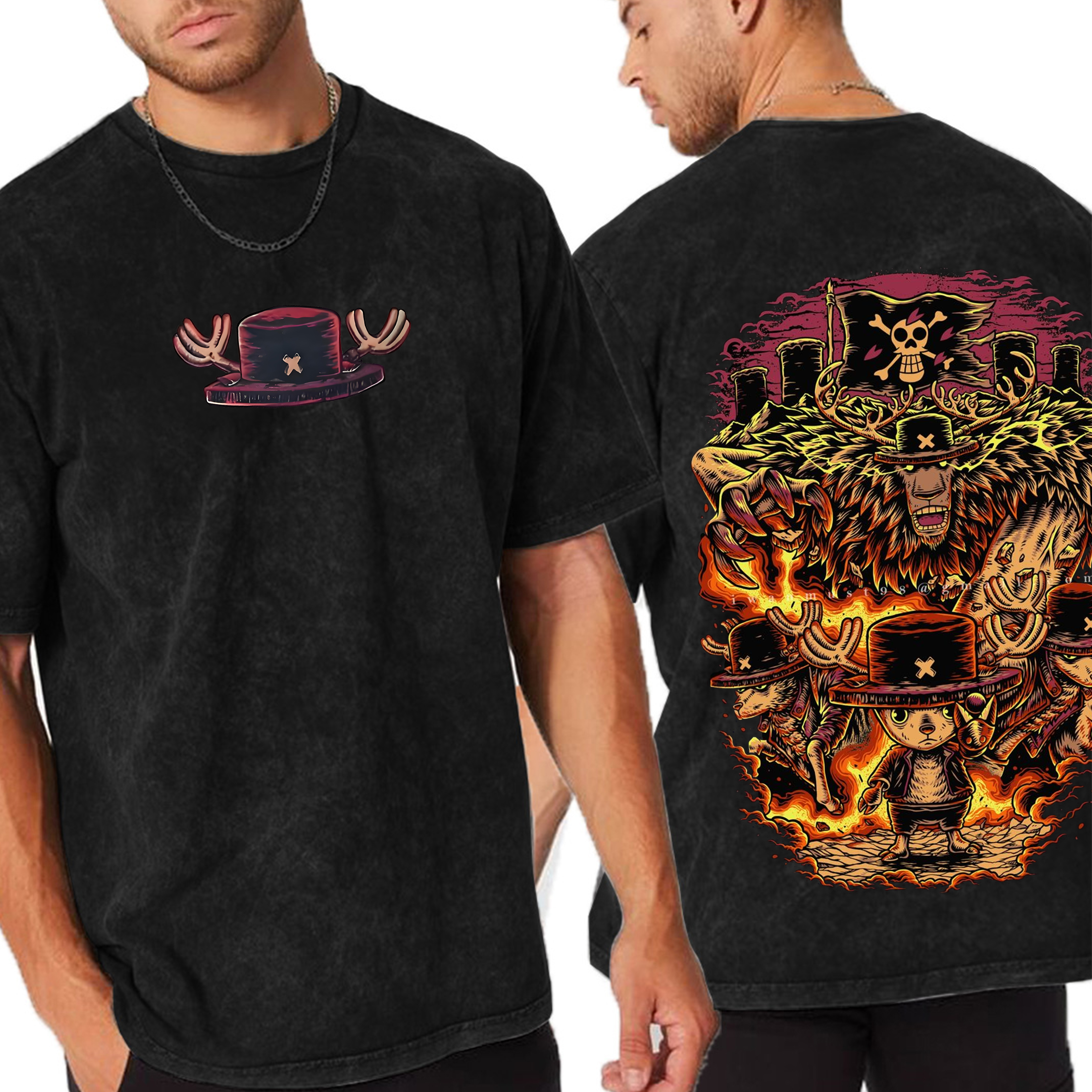 One Piece Chopper Anime Vintage T-Shirt