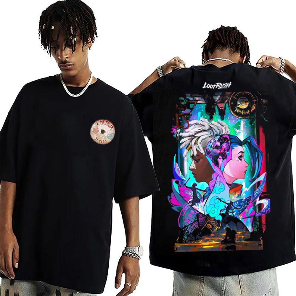 Jinx and Ekko Arcane Oversized T-shirt/Crewneck/Hoodie