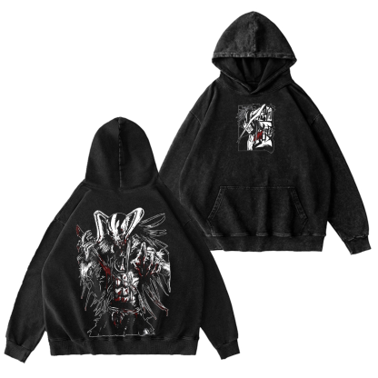 Bleach Ichigo Kurosaki Anime Washed T-shirt/Crewneck/Hoodie