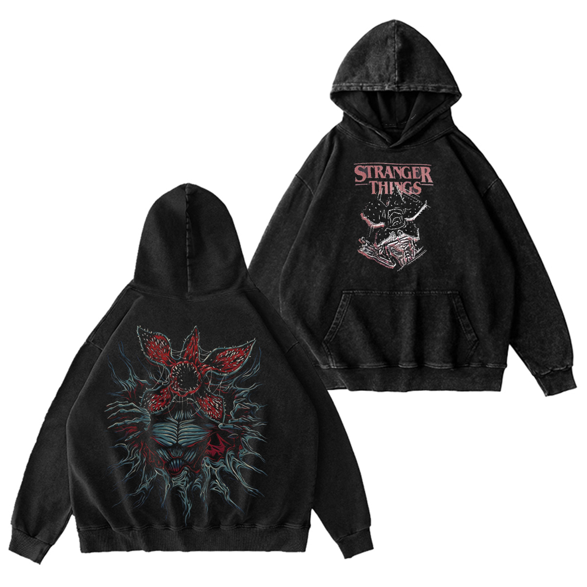 stranger  things Oversized Washed T-shirt/Crewneck/Hoodie
