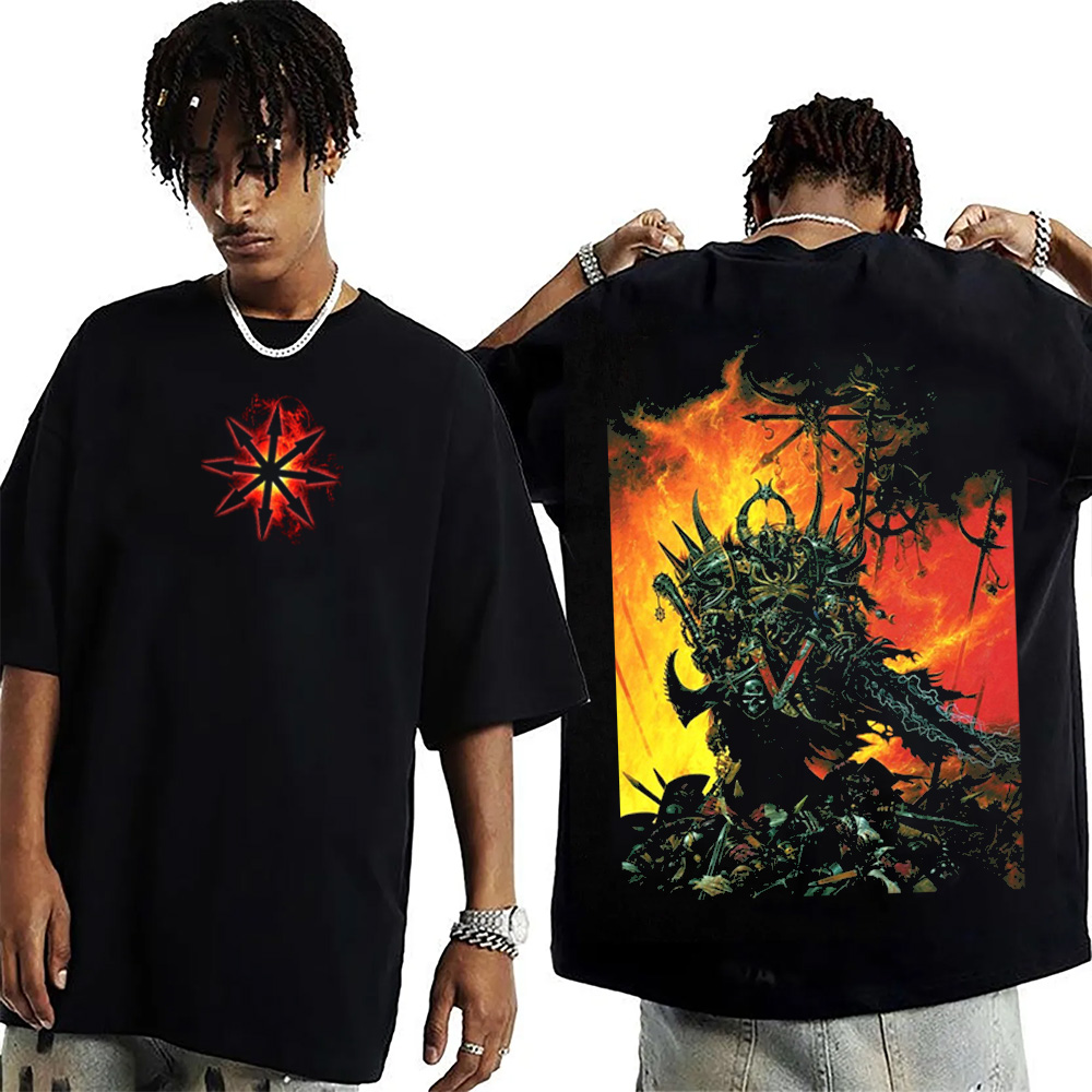Chaos Star Warhammer 40k Oversized T-shirt/Crewneck/Hoodie