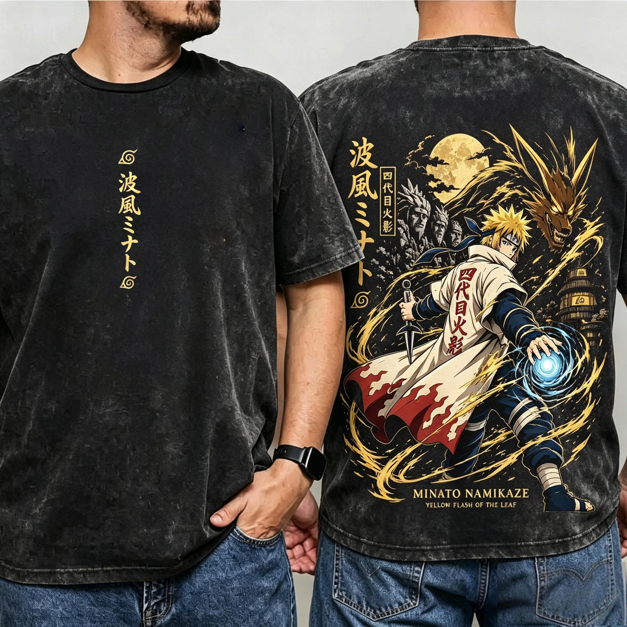 Minato Vintage Washed T-shirt/Crewneck/Hoodie