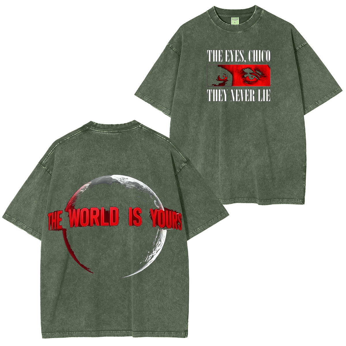 Scarface Washed T-shirt/Crewneck/Hoodie