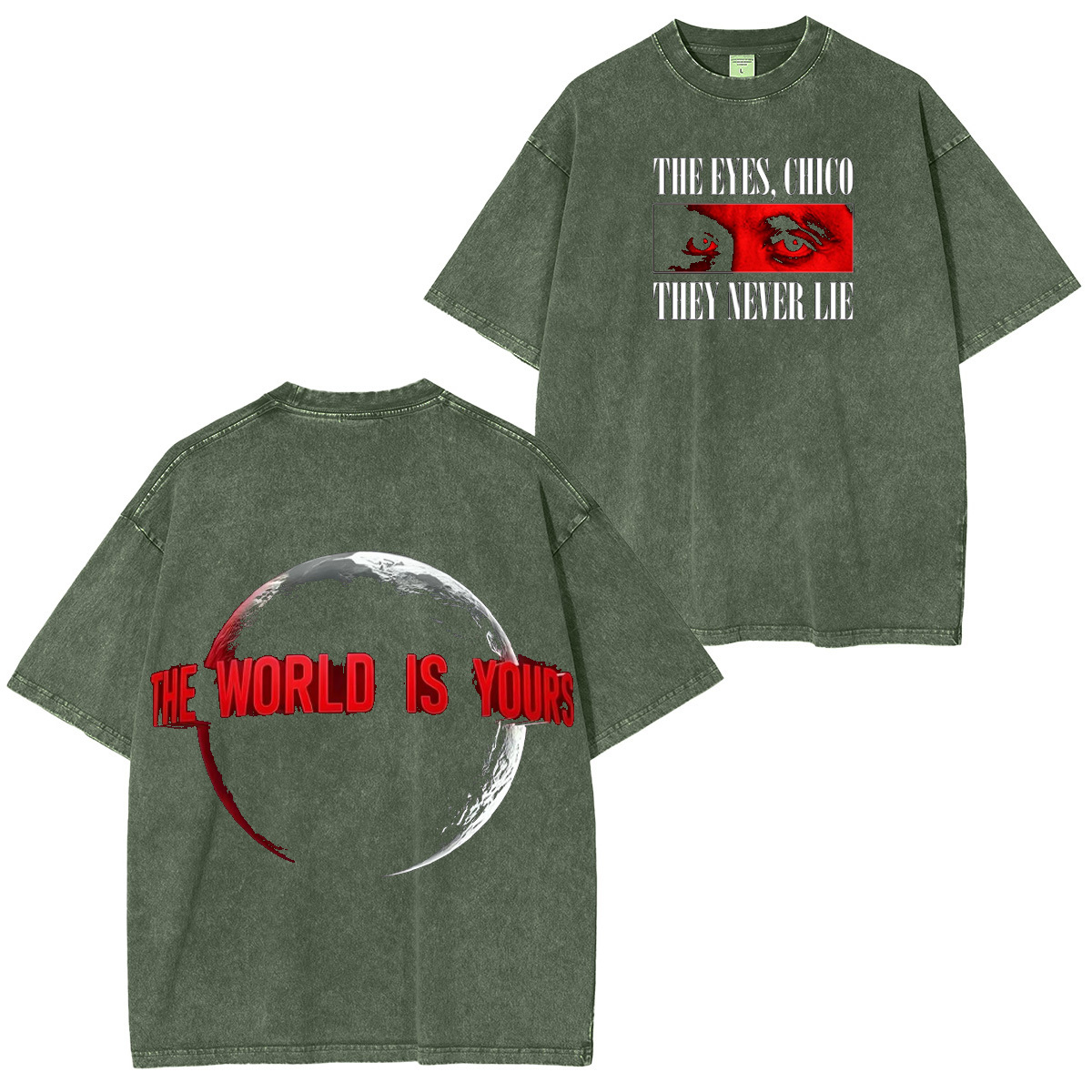 Scarface Washed T-shirt/Crewneck/Hoodie