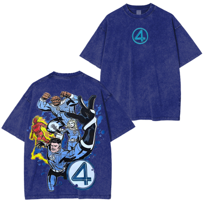 Fantastic Four Vintage Washed T-Shirt