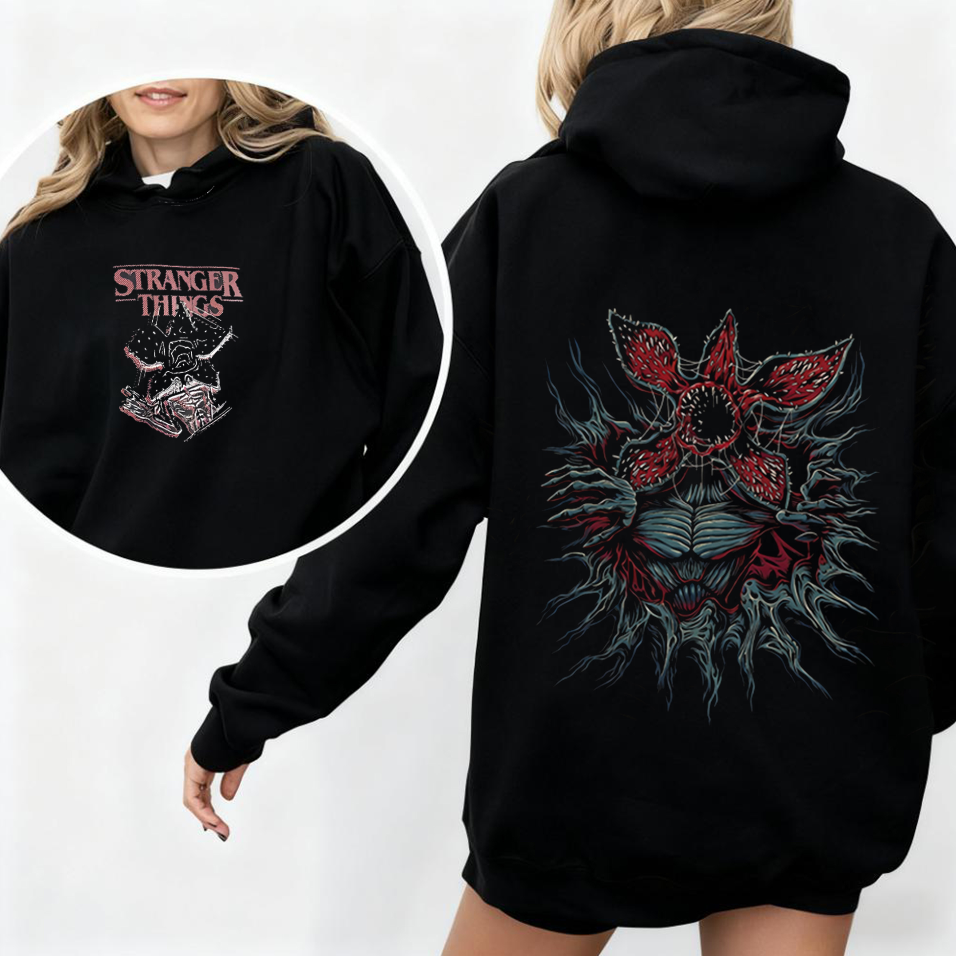 stranger  things Oversized Washed T-shirt/Crewneck/Hoodie