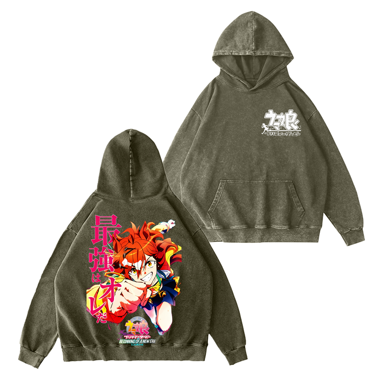 Umamusume Pretty Derby Vintage Washed T-shirt/Crewneck/Hoodie