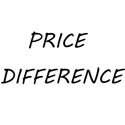 Price difference