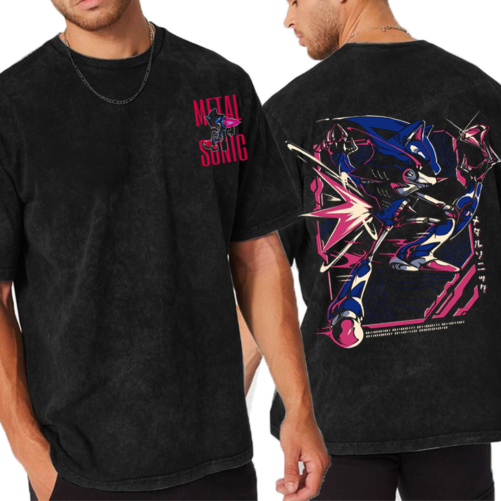 Metal Sonic Sonic the Hedgehog Oversized T-shirt/Crewneck/Hoodie
