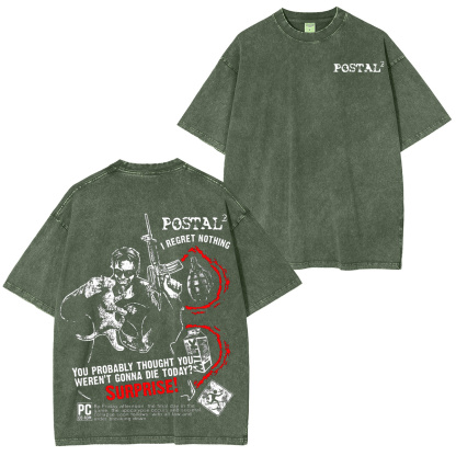 Postal 2 Washed T-shirt/Crewneck/Hoodie