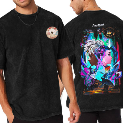 Jinx and Ekko Arcane Oversized T-shirt/Crewneck/Hoodie