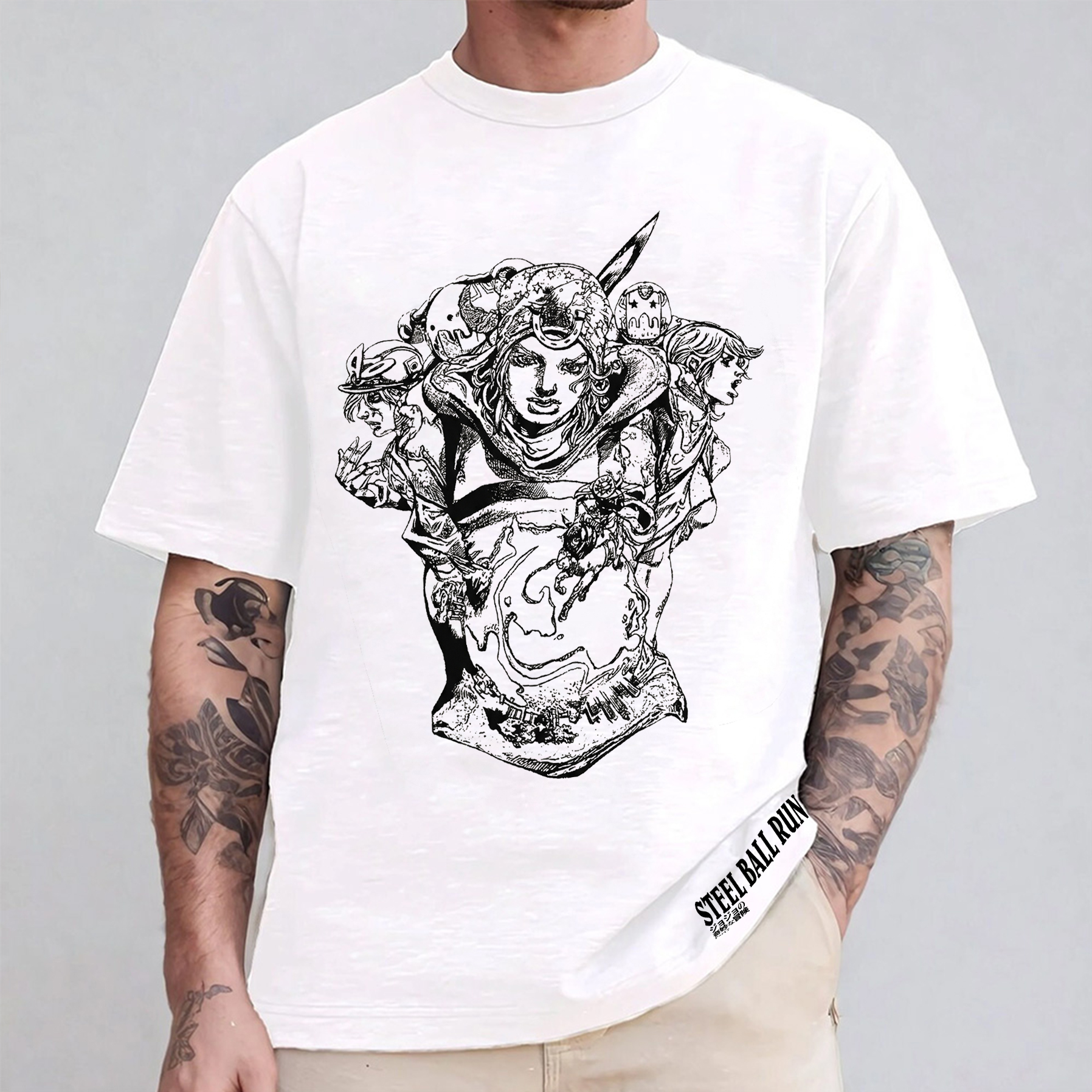 Jojo's Bizarre Adventure Oversized T-shirt/Crewneck/Hoodie
