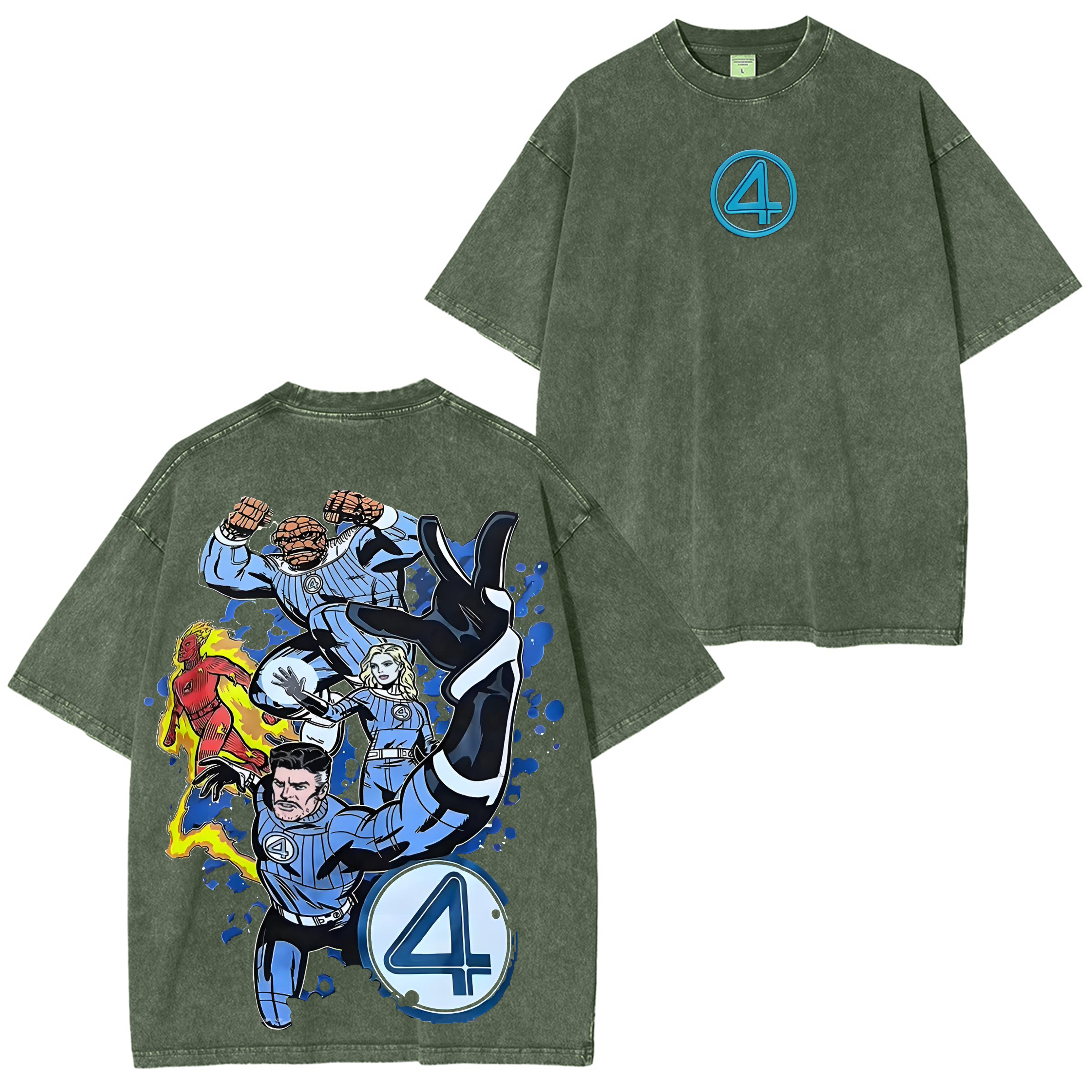 Fantastic Four Vintage Washed T-Shirt