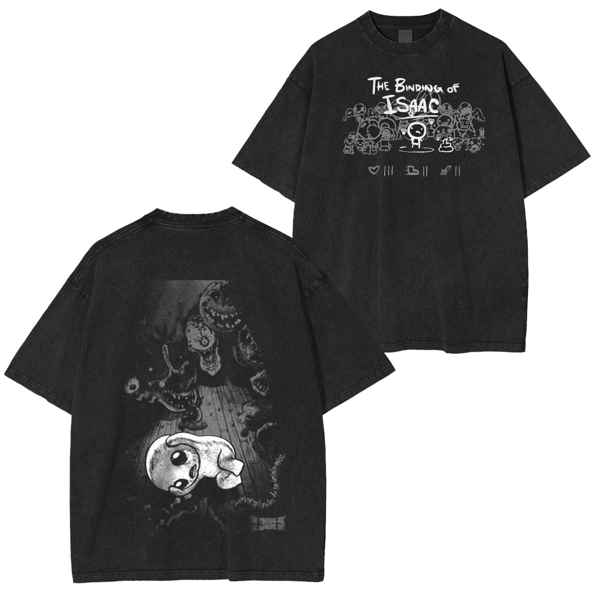THE BINDING OF ISAAC Oversized Washed T-shirt/Crewneck/Hoodie