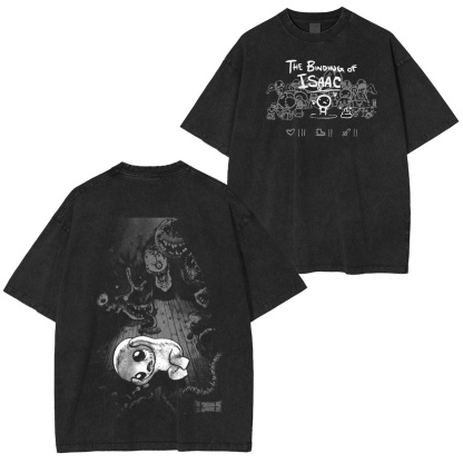 THE BINDING OF ISAAC Oversized Washed T-shirt/Crewneck/Hoodie