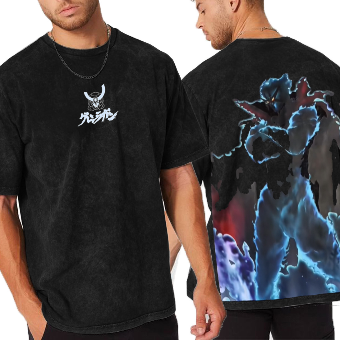 Gurren Lagann Unisex Washed T-Shirt