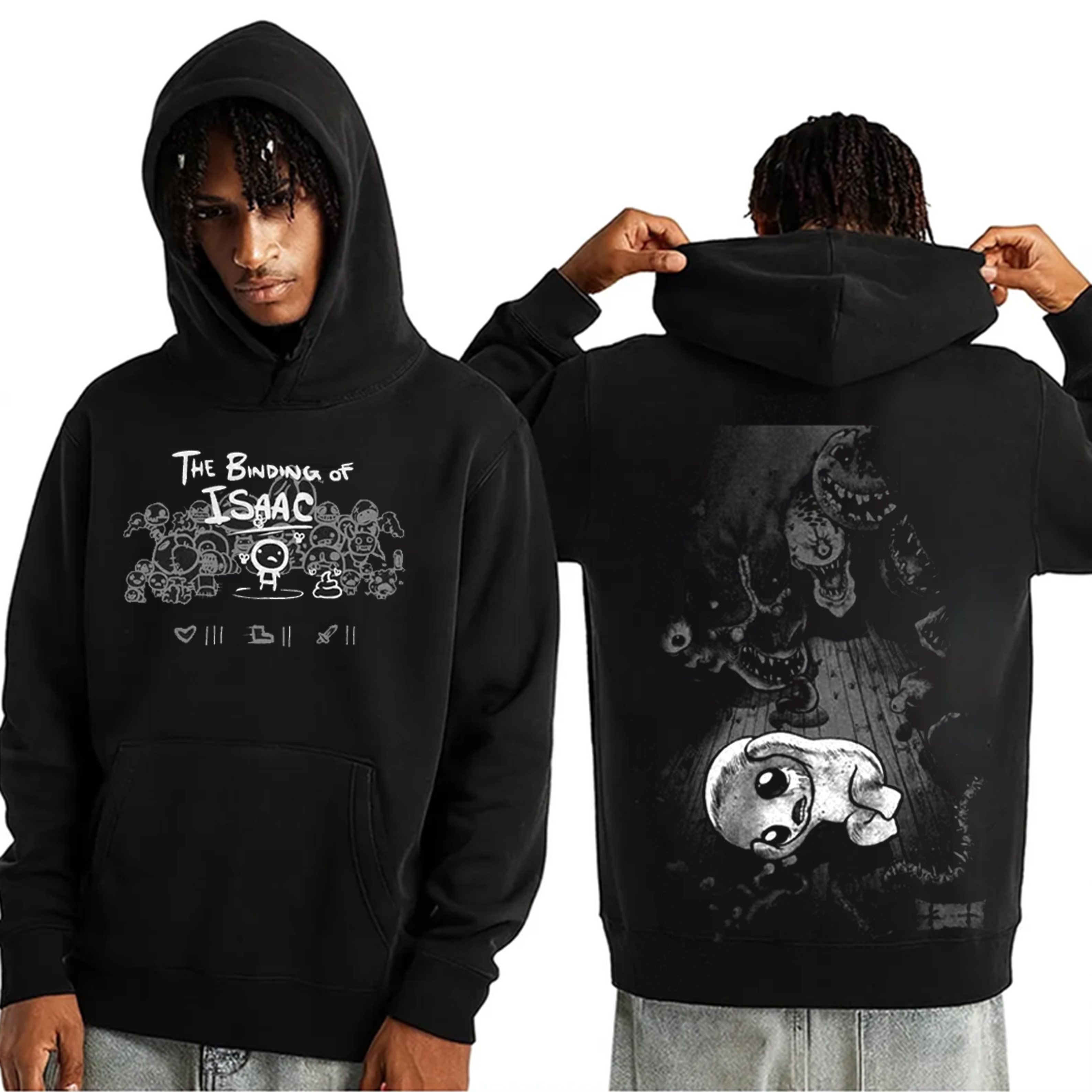 THE BINDING OF ISAAC Oversized Washed T-shirt/Crewneck/Hoodie