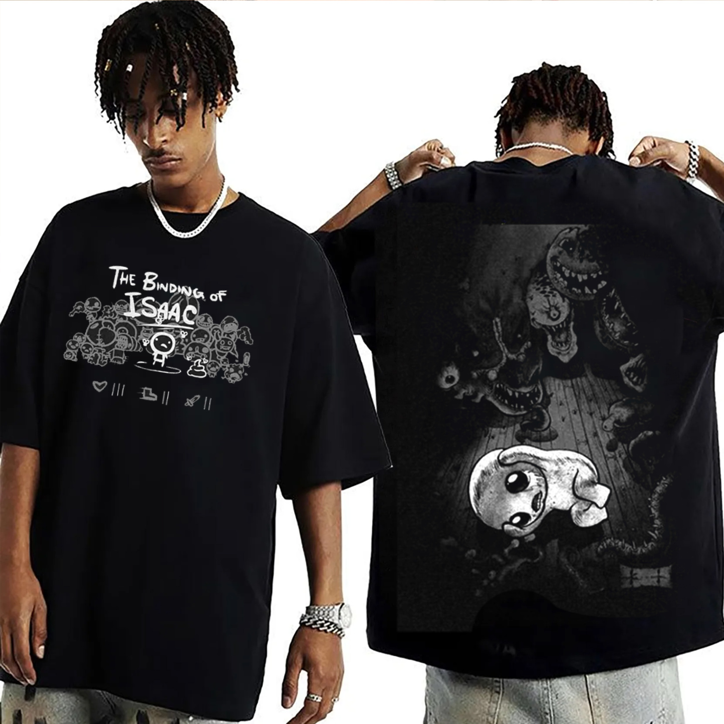 THE BINDING OF ISAAC Oversized Washed T-shirt/Crewneck/Hoodie