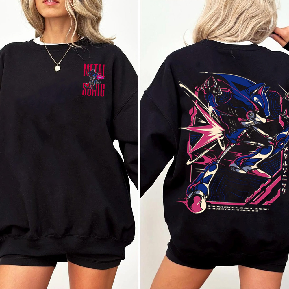 Metal Sonic Sonic the Hedgehog Oversized T-shirt/Crewneck/Hoodie