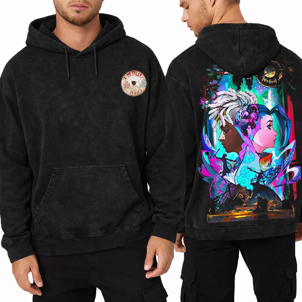 Jinx and Ekko Arcane Oversized T-shirt/Crewneck/Hoodie