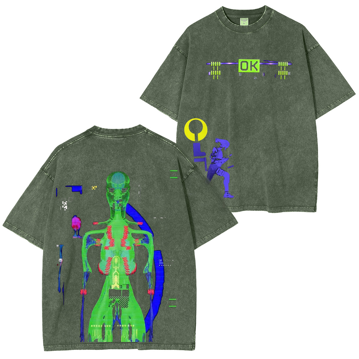 Marathon Vintage Unisex  Washed T-Shirt