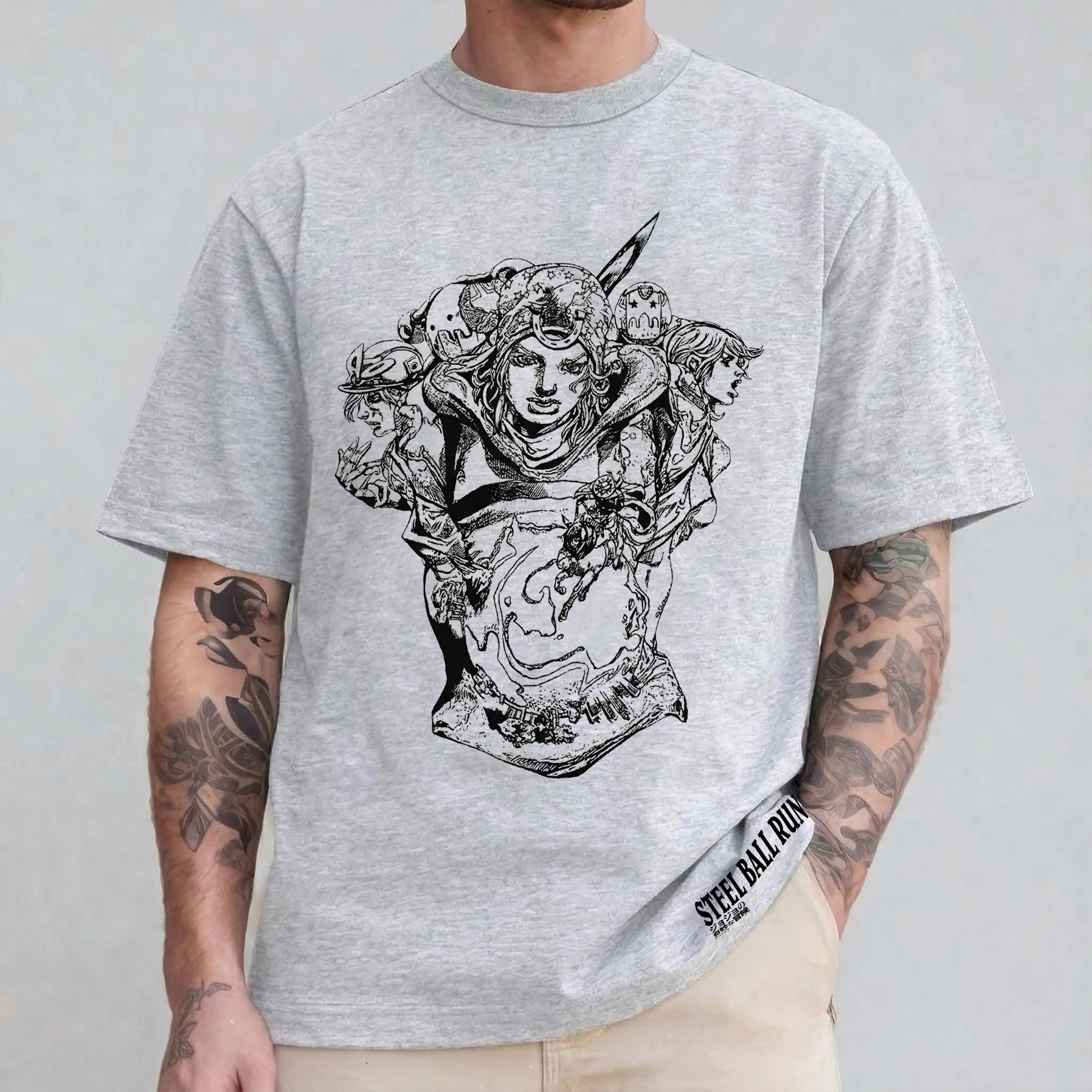 Jojo's Bizarre Adventure Oversized T-shirt/Crewneck/Hoodie