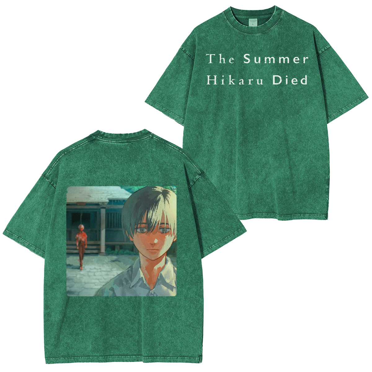 thesummerhikarudied:Hikaru and Yoshiki Official Art Double Retro Washed T-Shirt