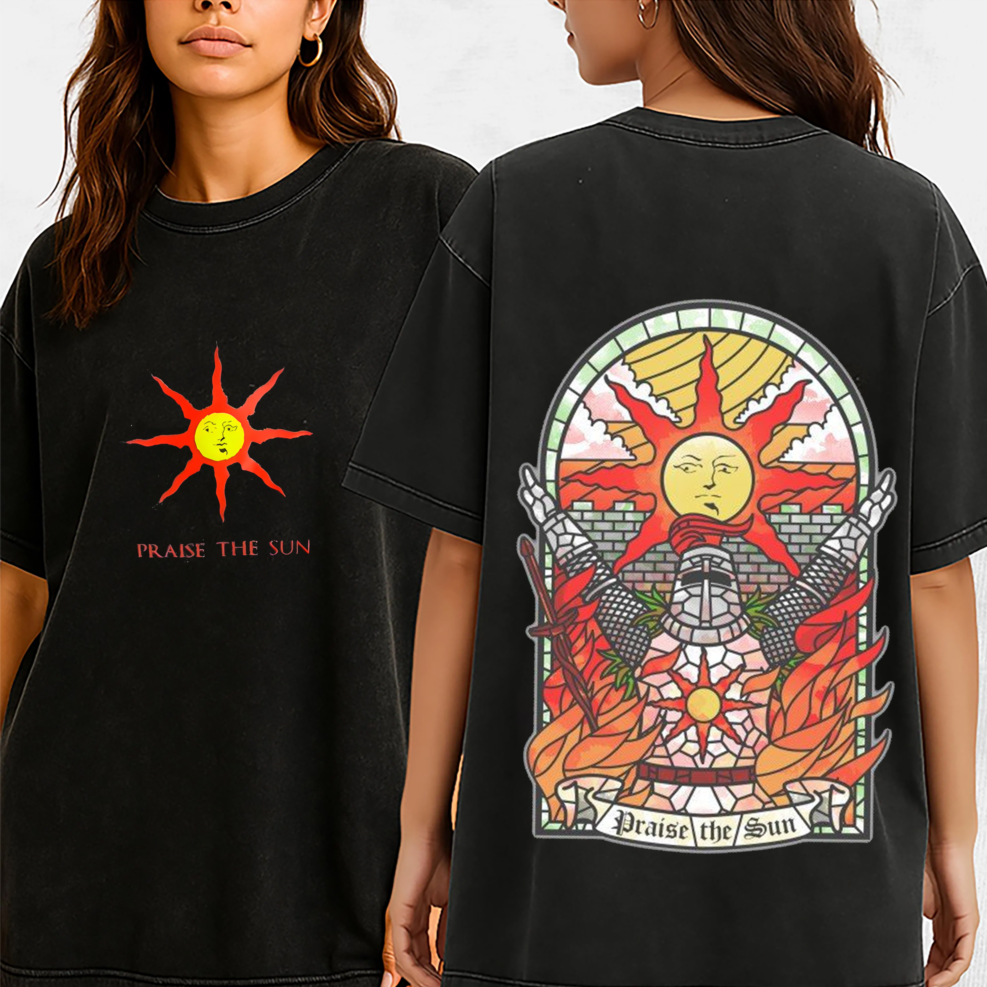 Praise The Sun Tarot Card Thank God Online T-Shirt