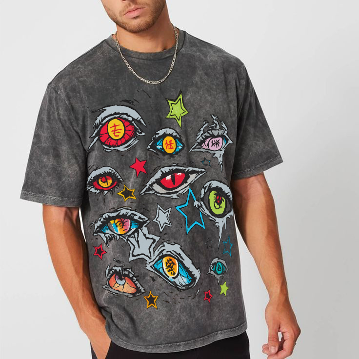 Demon Slayer: Kimetsu no Yaiba Unisex Washed T-Shirt