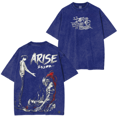 Arise Solo Leveling Unisex Washed T-Shirt