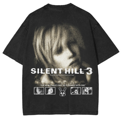 silenthill3 Retro Washed T-Shirt