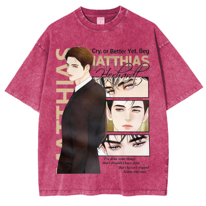 Matthias Cry or Better Yet, Beg Manhwa Vintage washed/COTTON T-shirt/Crewneck/Hoodie