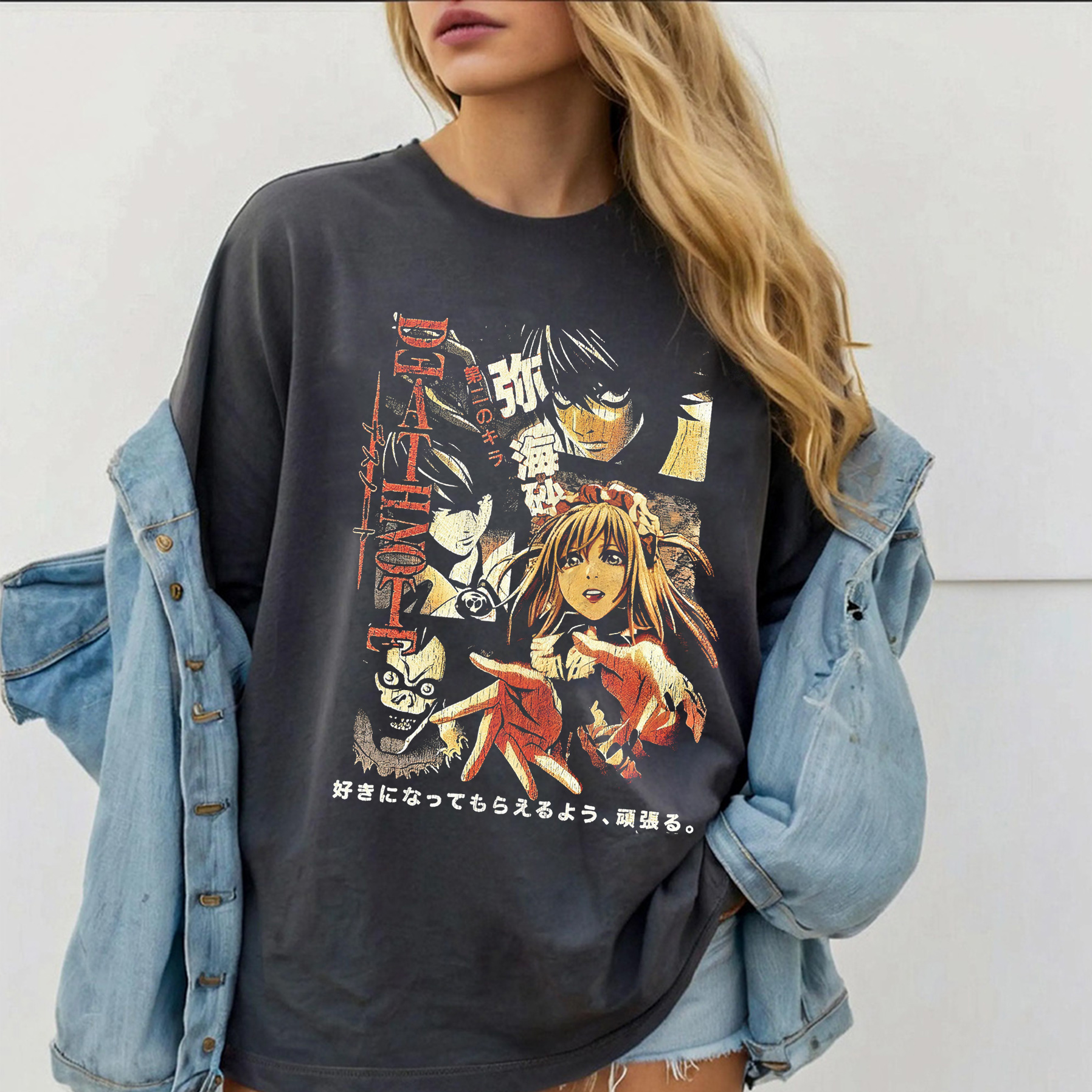 Boot Death Note  Oversized T-shirt/Crewneck/Hoodie