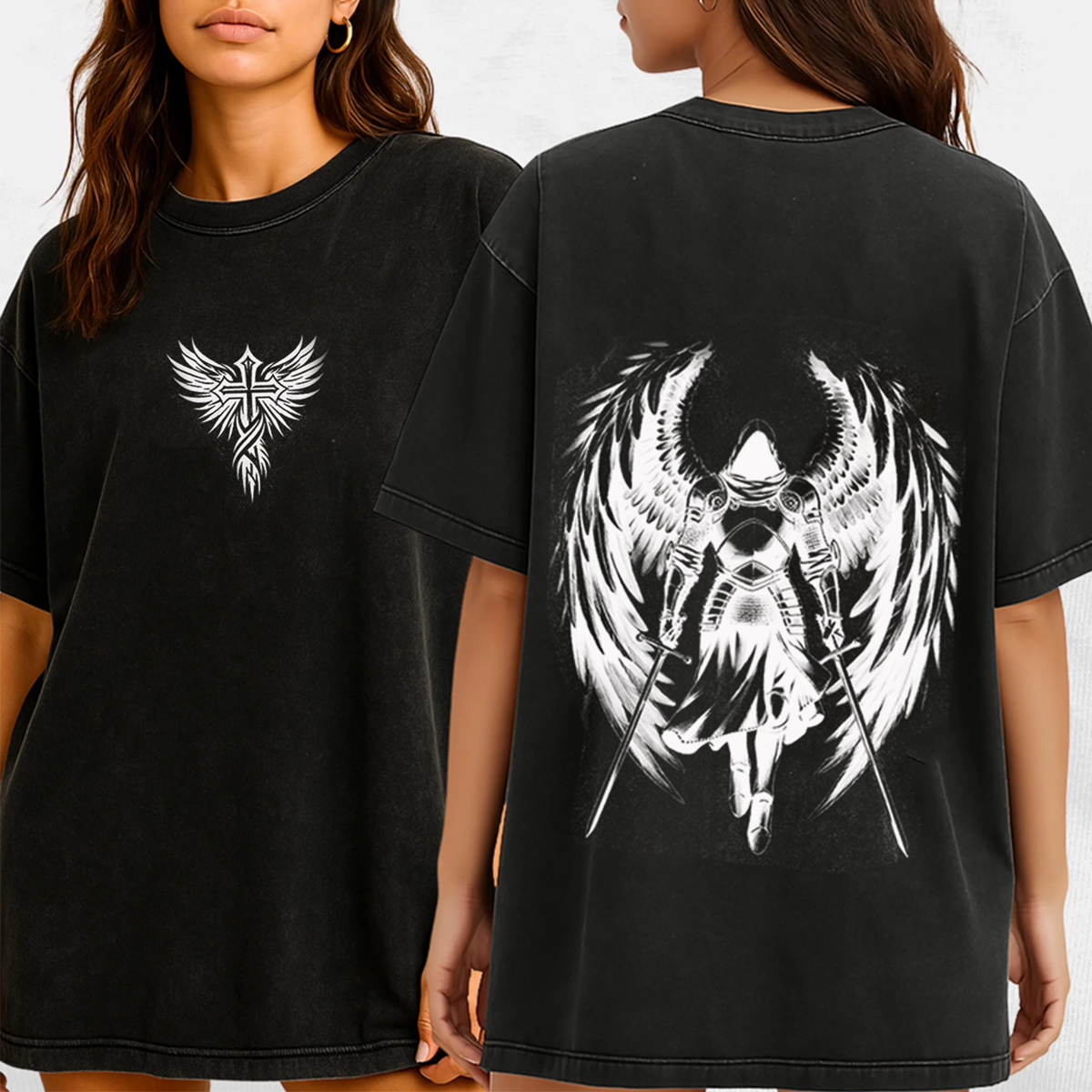 Archangel Michael: Wear Your Faith with Pride  Vintage Washed T-shirt/Crewneck/Hoodie