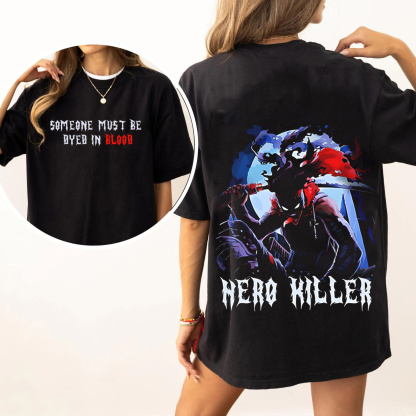 Stain – Hero Killer Oversized Washed T-shirt/Crewneck/Hoodie