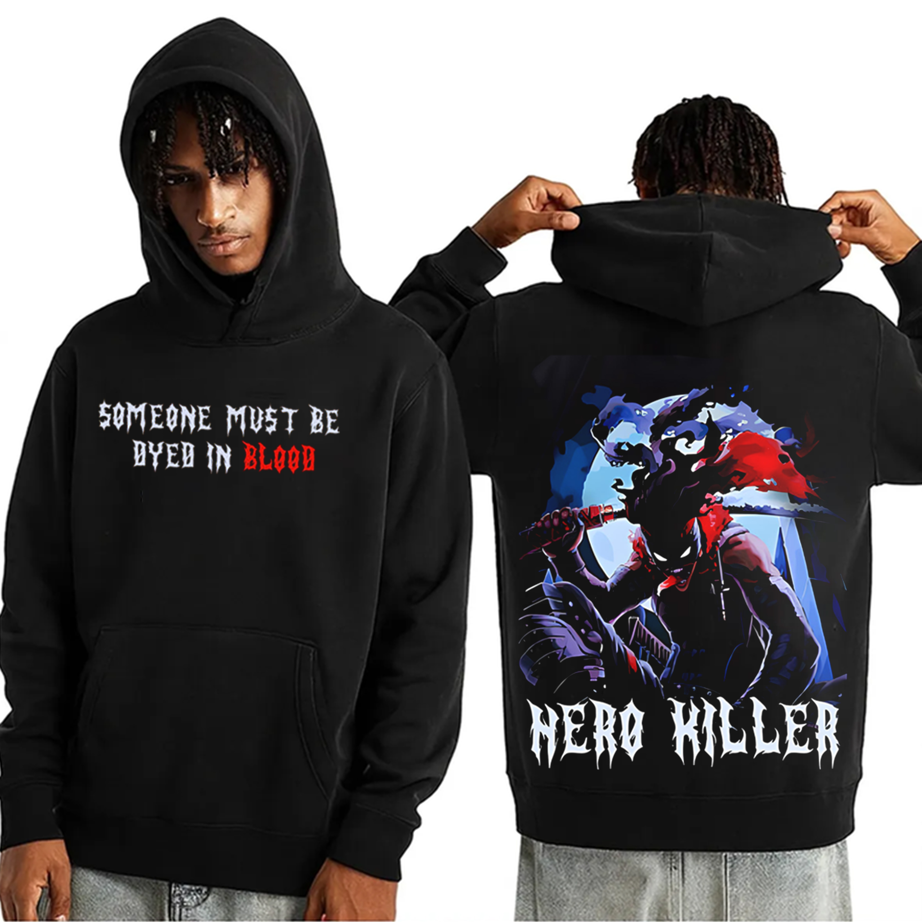 Stain – Hero Killer Oversized Washed T-shirt/Crewneck/Hoodie