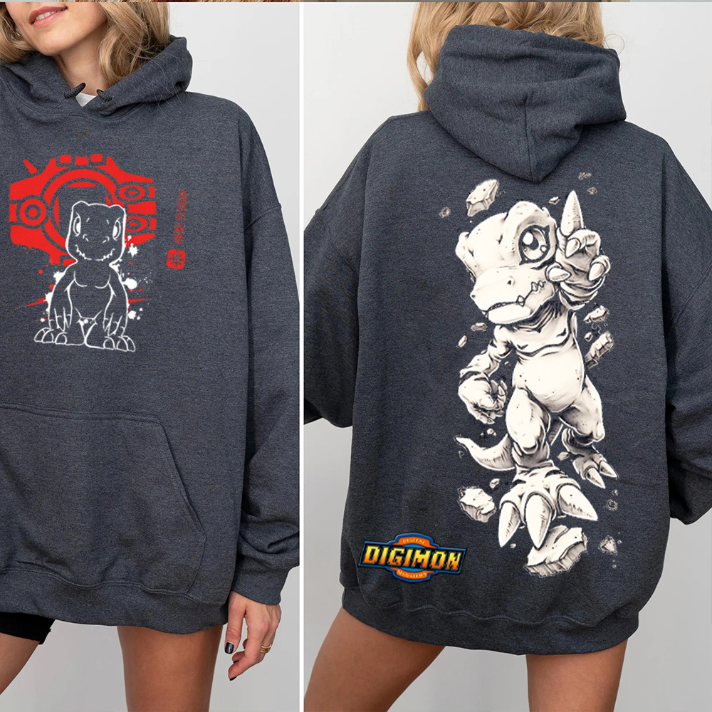 Agumon Digimon Oversized T-shirt/Crewneck/Hoodie
