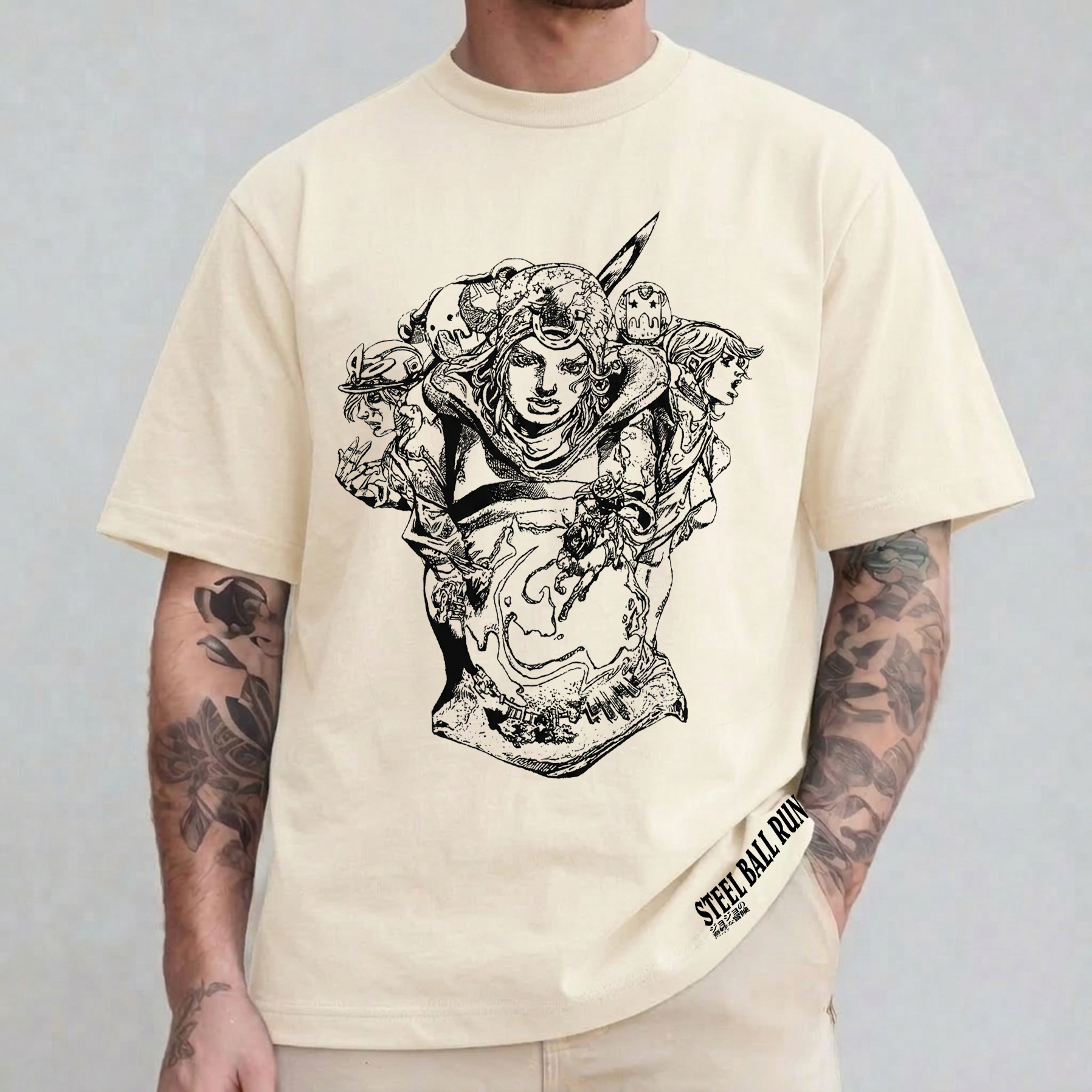 Jojo's Bizarre Adventure Oversized T-shirt/Crewneck/Hoodie