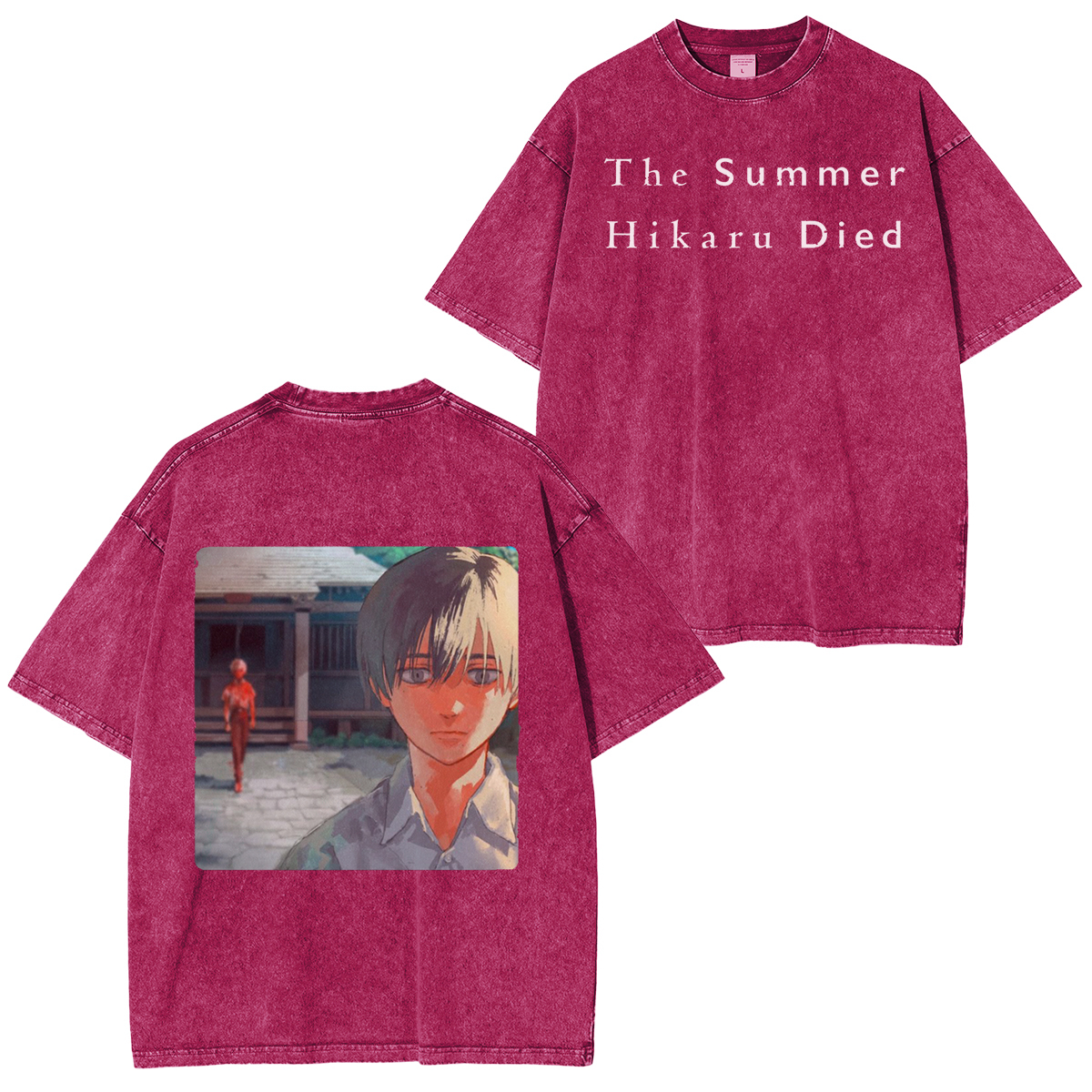 thesummerhikarudied:Hikaru and Yoshiki Official Art Double Retro Washed T-Shirt