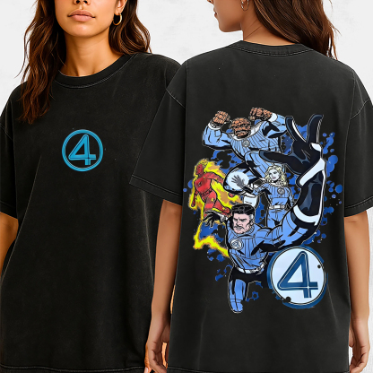 Fantastic Four Vintage Washed T-Shirt