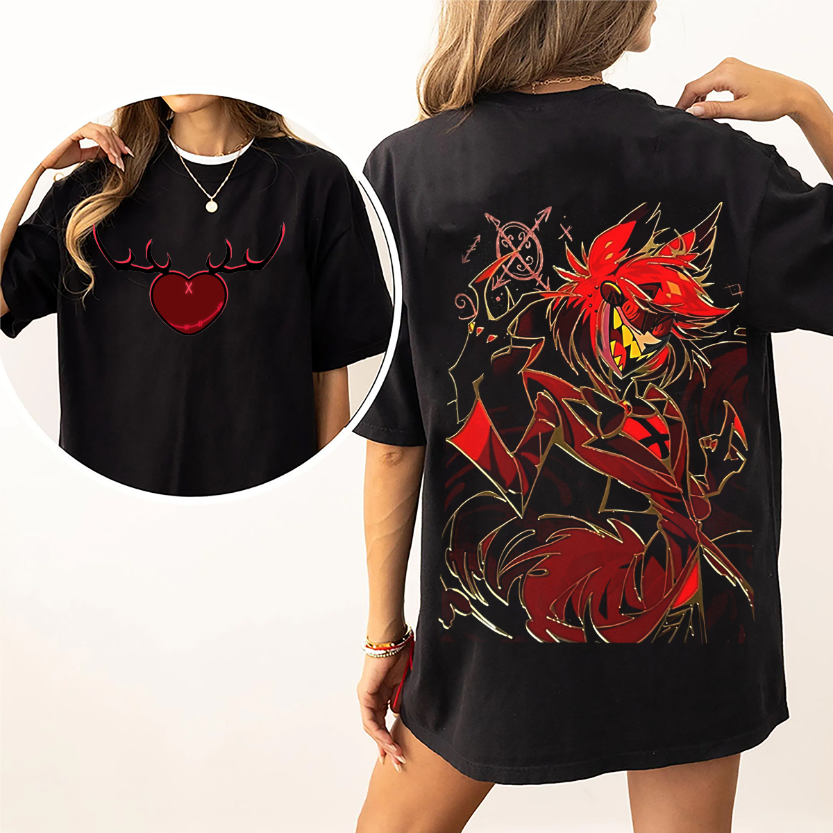 Hazbin Hotel  Vintage Oversized T-shirt/Crewneck/Hoodie