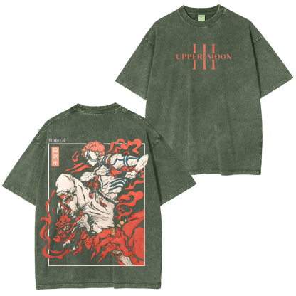 [Copy]Makima Chainsa Man Vintage Washed Unisex T-Shirt