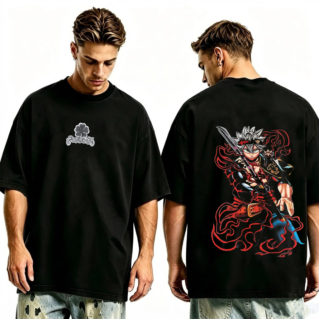 Black Clover Asta Vintage Washed T-shirt/Crewneck/Hoodie