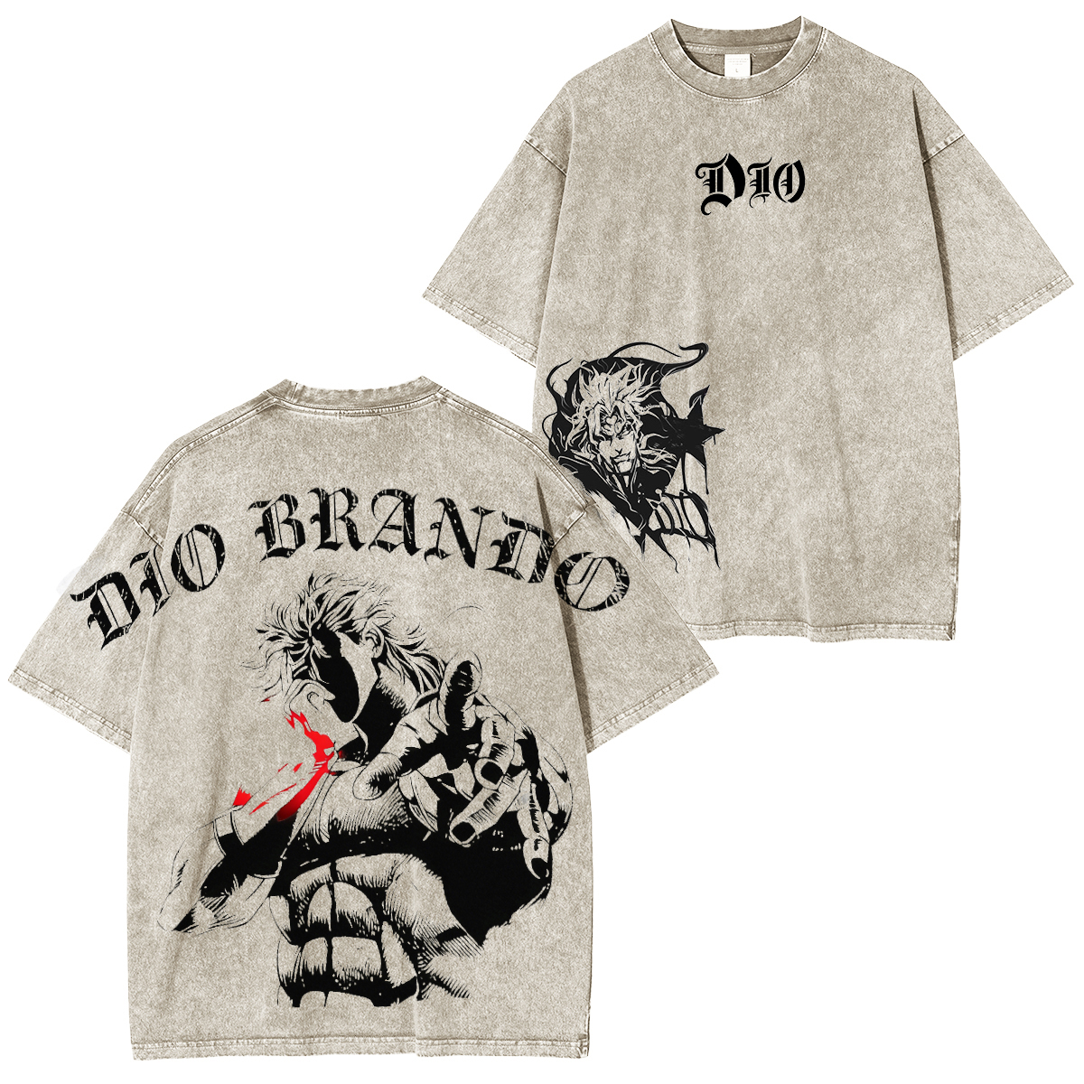 JoJo's Dio Brando Unisex  Washed T-Shirt