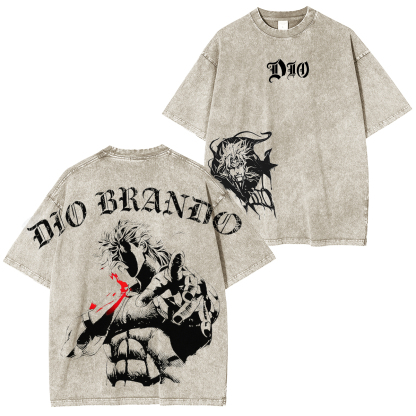 JoJo's Dio Brando Unisex  Washed T-Shirt
