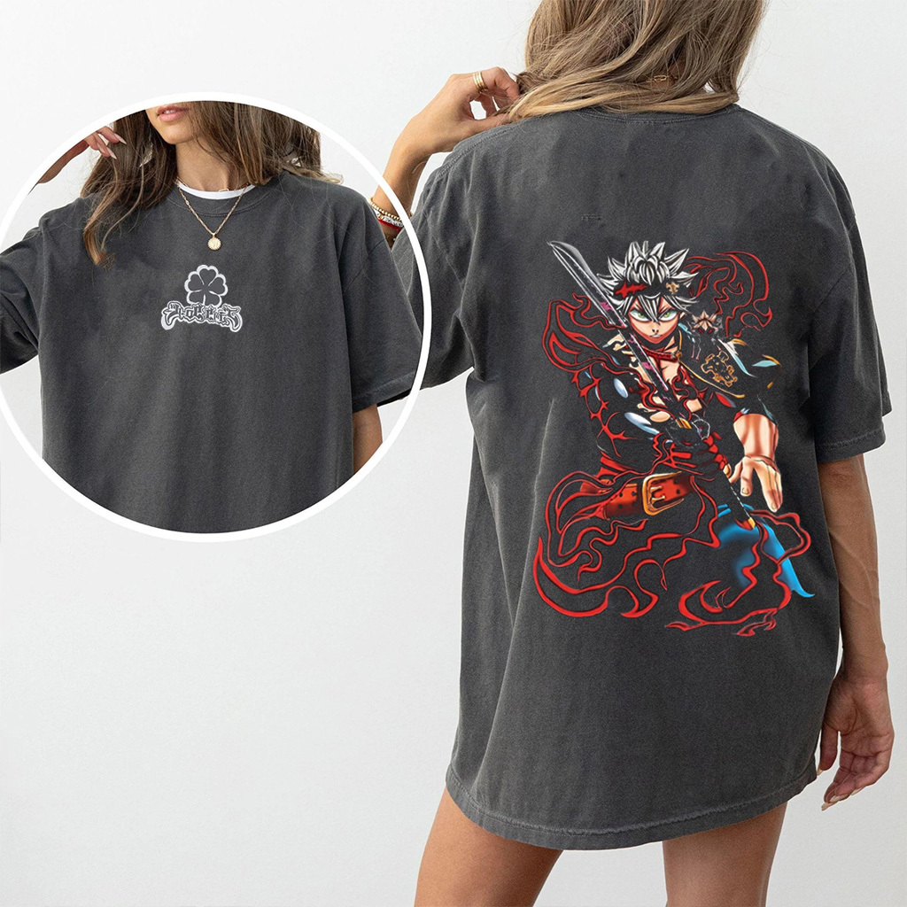 Black Clover Asta Vintage Washed T-shirt/Crewneck/Hoodie