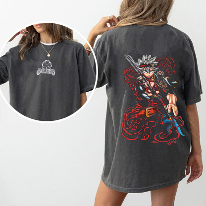 Black Clover Asta Vintage Washed T-shirt/Crewneck/Hoodie