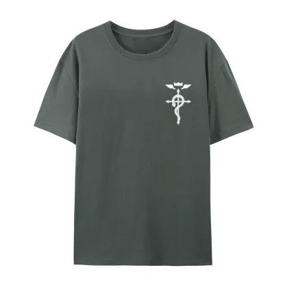 Full Metal Alchemist Casual Short Sleeve T-Shirt