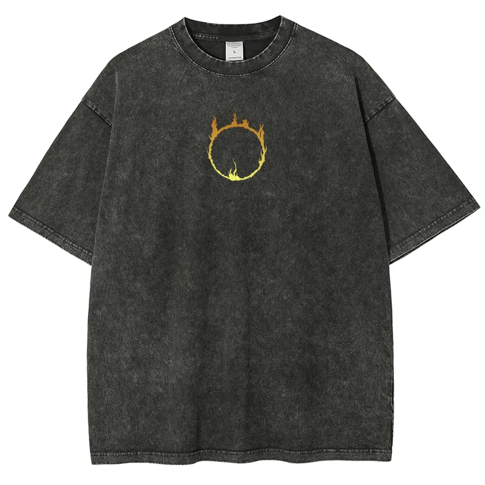 DARK SOULS Unisex Fit Washed T-Shirt 2502011039